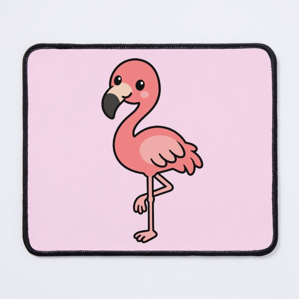 Item preview, Cute Cartoon Flamingo designed and sold by WildlifeDoodle.
