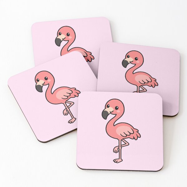 Item preview, Cute Cartoon Flamingo designed and sold by WildlifeDoodle.