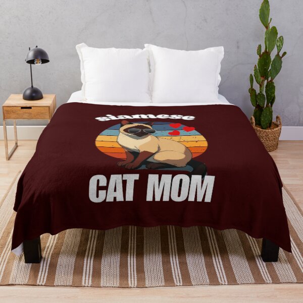 Item preview, Copy of Retro Siamese Cat Mom with Sunglasses - Vintage Sun Sunset designed and sold by Fateh-Kro ⭐⭐⭐⭐⭐.