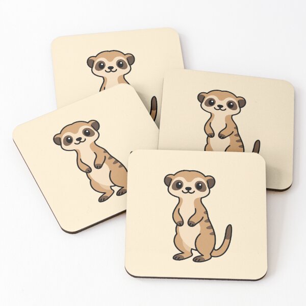 Item preview, Cute Cartoon Meerkat designed and sold by WildlifeDoodle.