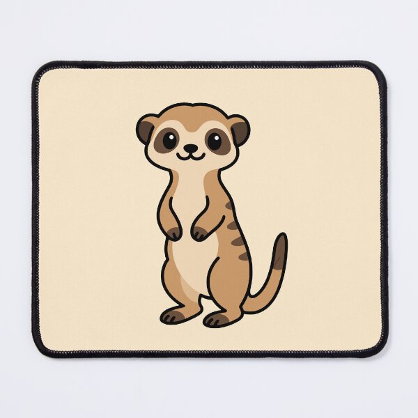Item preview, Cute Cartoon Meerkat designed and sold by WildlifeDoodle.