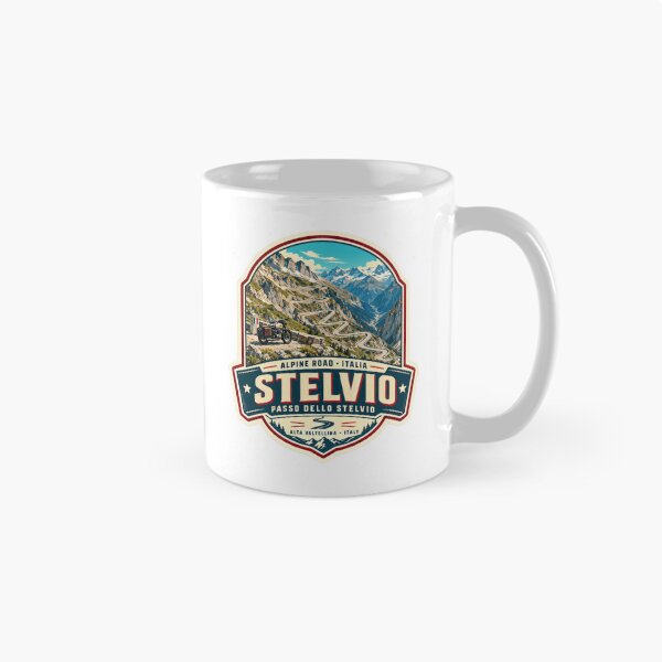 Item preview, Alpine Road Italia Stelvio Passo Dello Stelvio Motorcycle Rider designed and sold by ManilStuck237.