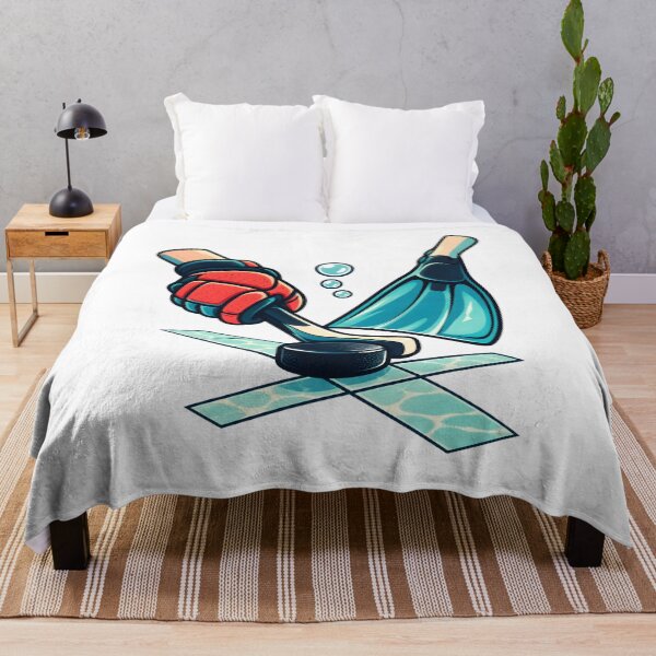 Item preview, Underwater Hockey Floor Level Puck Play designed and sold by Philippa Shop.