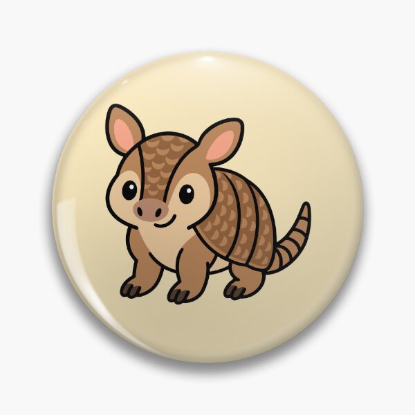 Item preview, Cute Cartoon Armadillo designed and sold by WildlifeDoodle.
