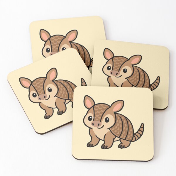 Item preview, Cute Cartoon Armadillo designed and sold by WildlifeDoodle.