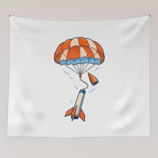 Item preview, High Power Rocket Parachute Recovery Moment designed and sold by Philippa Shop.