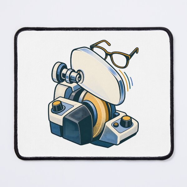 Item preview, Optician Lens Edging Precision Workshop Art designed and sold by Philippa Shop.