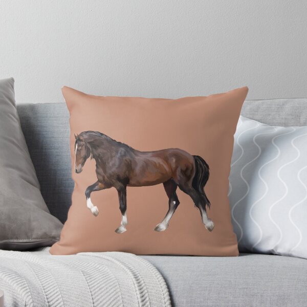Item preview, Bay Mustang Horse – Western Horse Art designed and sold by TrueWoven Studio.