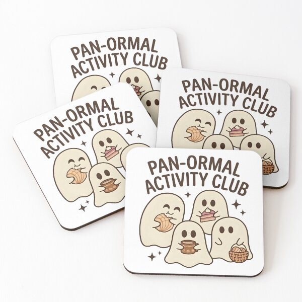 Item preview, Pan-ormal Activity Club - Funny Ghost Bread Halloween designed and sold by LuloCreative.