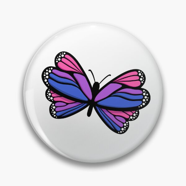 Item preview, Bisexual Butterfly designed and sold by Rainbow Stegosaurus.