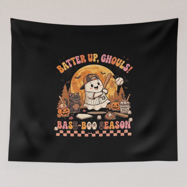 Item preview, Batter Up Ghouls Base-Boo Season designed and sold by VYRON STUDIO.