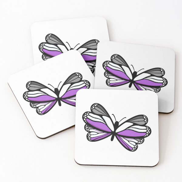 Item preview, Asexual Butterfly designed and sold by Rainbow Stegosaurus.
