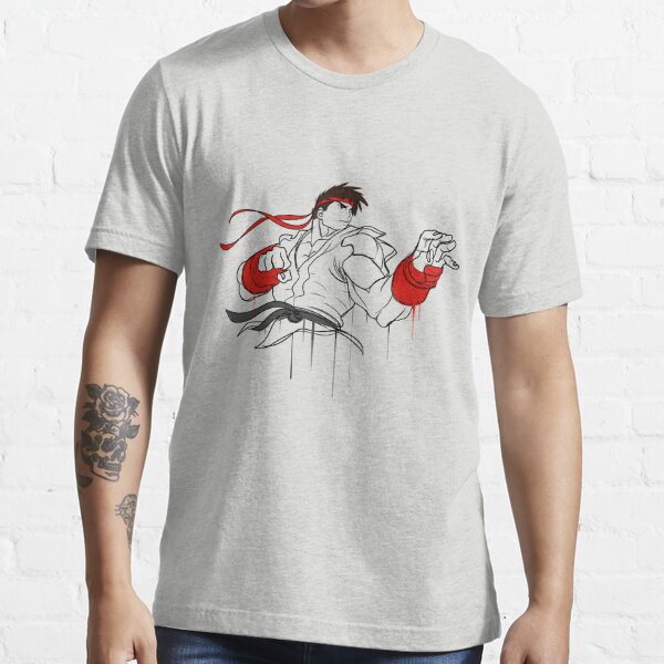 Street Fighter Ryu Character Fan Art By Me T Shirt For Sale By