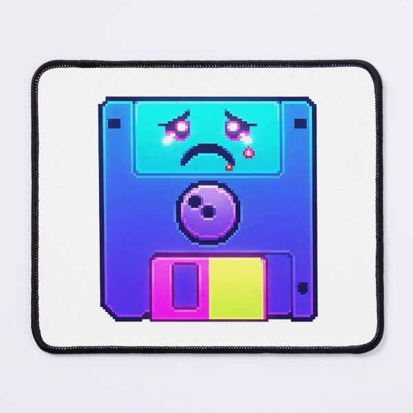 Item preview, Sad Floppy Disk - Retro Tech Nostalgia & Vaporwave designed and sold by The Red Lime.