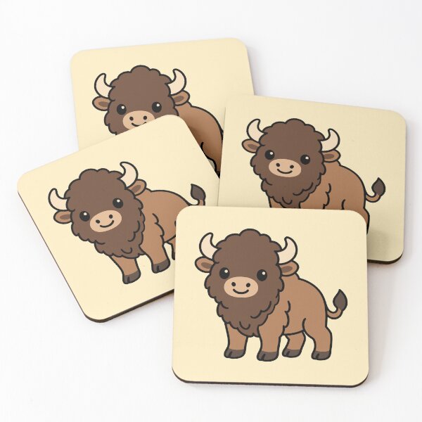 Item preview, Cute Cartoon Bison designed and sold by WildlifeDoodle.
