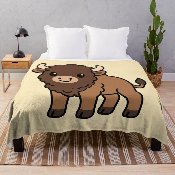 Item preview, Cute Cartoon Bison designed and sold by WildlifeDoodle.