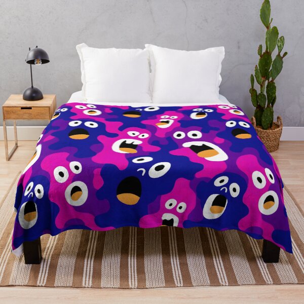 Item preview, Funny Purple Ghosts Vintage 70s Halloween designed and sold by SecretDicer.