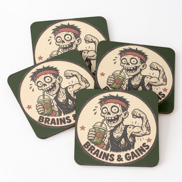 Item preview, BRAINS & GAINS designed and sold by DuliDoodles.
