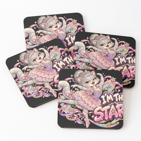 Item preview, Cute Ballerina Cat I'm the Star designed and sold by Ekstrashop.
