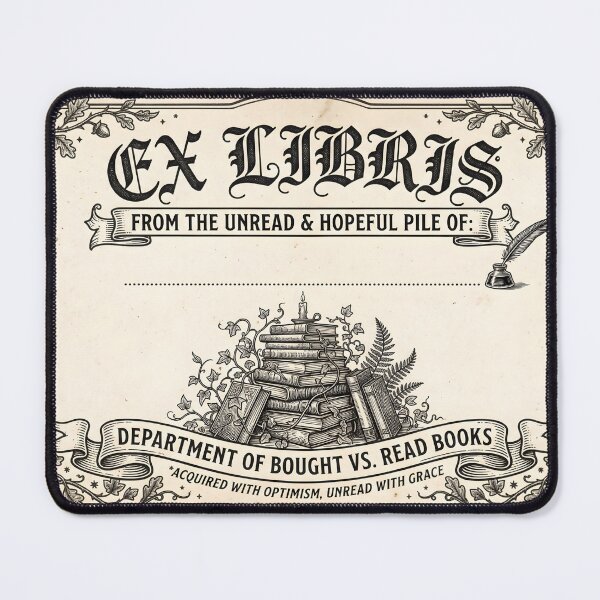 Item preview, Ex Libris Bookplate - From the Unread Pile, Department of Bought vs Read Books designed and sold by Orbit Ink.