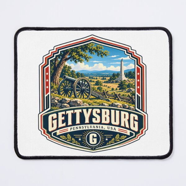 Item preview, Gettysburg Pennsylvania USA American Civil War Battlefield History Travel Patriot designed and sold by ManilStuck237.