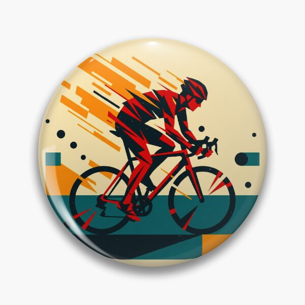 Item preview, Red Bauhaus Sprint Cyclist Road Bike Art designed and sold by RICAMTP.