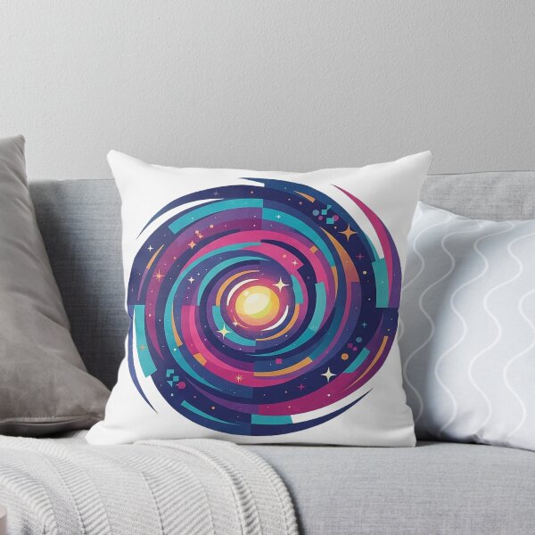 Item preview, Cosmic Spiral Galaxy - Retro Space & Synthwave Art designed and sold by The Red Lime.