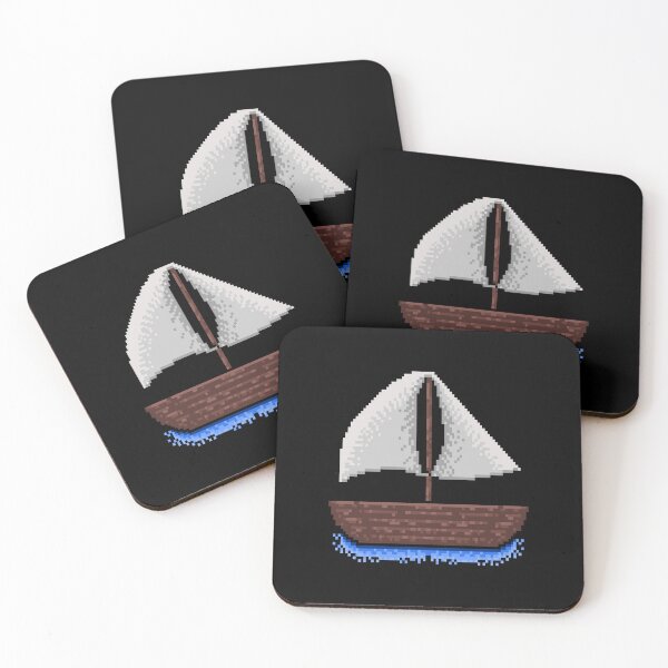 Item preview, Pixel Art Sailing Ship designed and sold by Print_Lab.