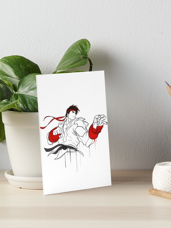 street fighter ryu fan art by me  Greeting Card for Sale by KIRART