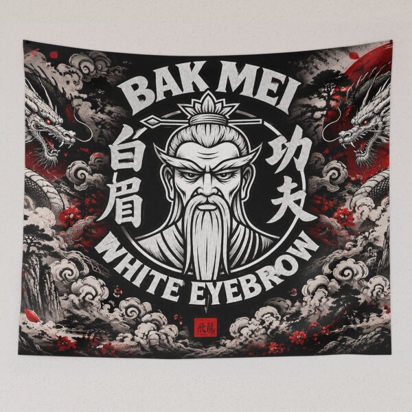Item preview, Bak Mei White Eyebrow Kung Fu | Traditional Chinese Martial Arts Dragon designed and sold by Fei Long Design Hub.