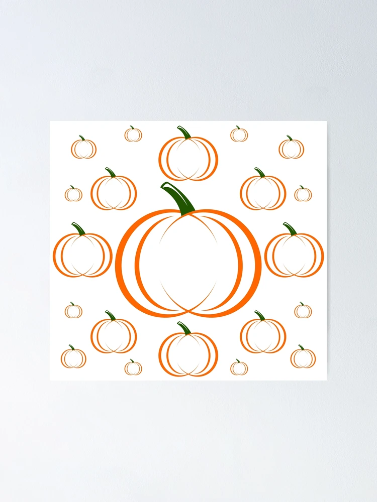 Thumbnail 1 of 3, Poster, Pumpkins designed and sold by Risa-C.