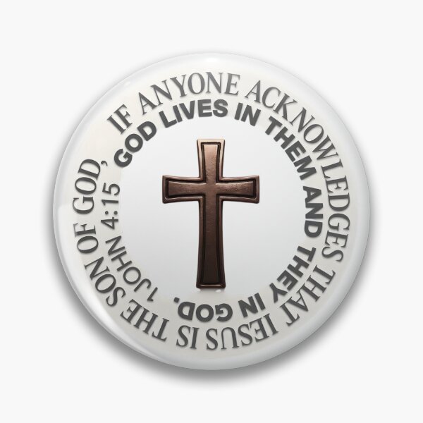 Item preview, 1 John 4:15 Christian Faith Cross designed and sold by ArtByJerryR.