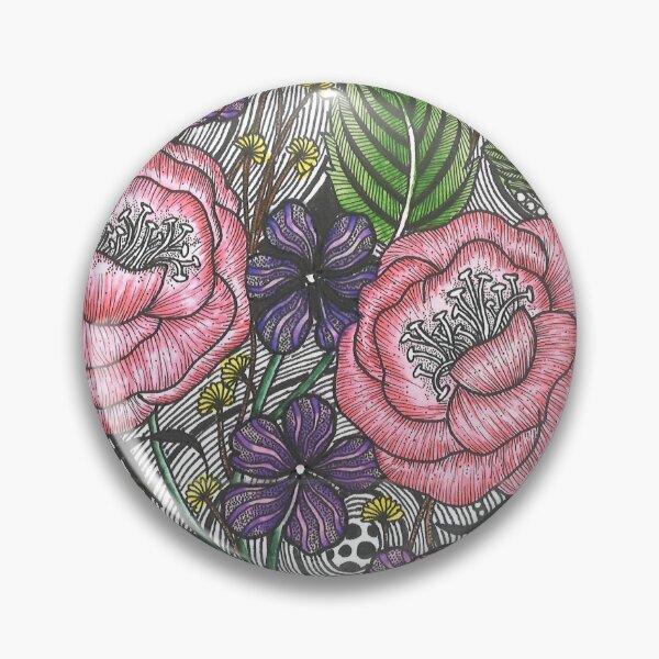 Item preview, lines and flowers designed and sold by arbypoorab.
