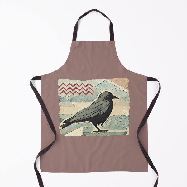 Item preview, Mixed Media Collage with Raven designed and sold by oh-bi-me.
