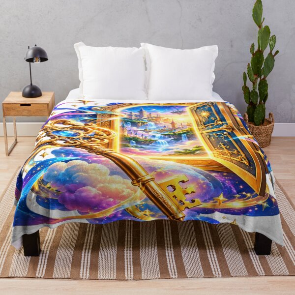 Item preview, Magical key fantasy portal castle designed and sold by urbanshop7.