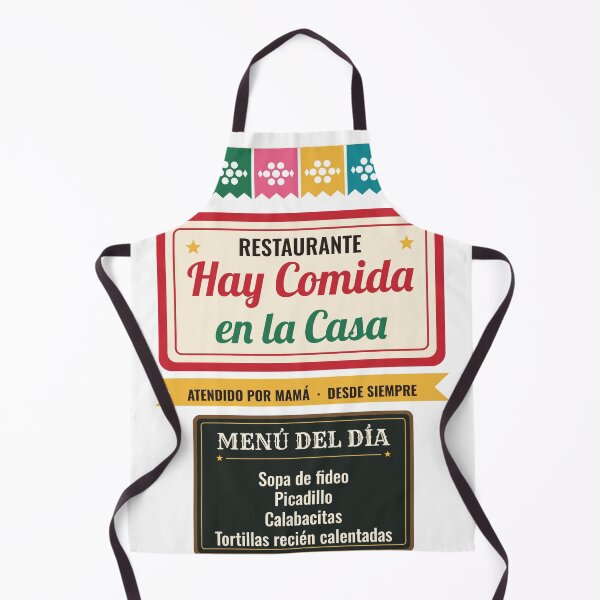 Item preview, Hay Comida en la Casa Divertida camiseta mexicana para restaurante de mamá designed and sold by UncleIroh2.