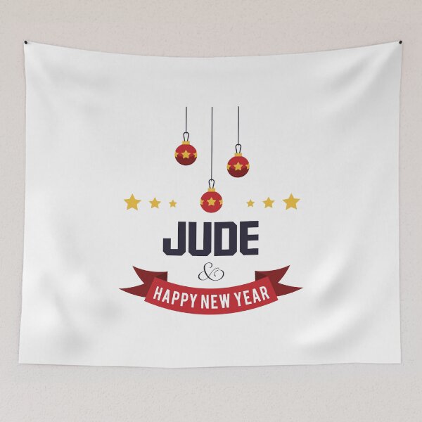 Item preview, Jude Funny Personalized Christmas Name – Cool Custom Holiday Gift for Men and Boys designed and sold by Oussinc.