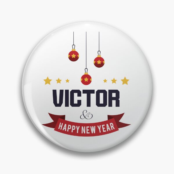 Item preview, Victor Funny Personalized Christmas Name – Cool Custom Holiday Gift for Men and Boys designed and sold by Oussinc.