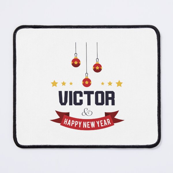 Item preview, Victor Funny Personalized Christmas Name – Cool Custom Holiday Gift for Men and Boys designed and sold by Oussinc.