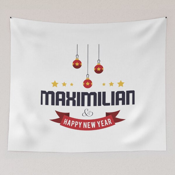 Item preview, Maximilian Funny Personalized Christmas Name – Cool Custom Holiday Gift for Men and Boys designed and sold by Oussinc.