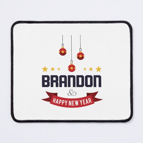 Item preview, Brandon Funny Personalized Christmas Name – Cool Custom Holiday Gift for Men and Boys designed and sold by Oussinc.