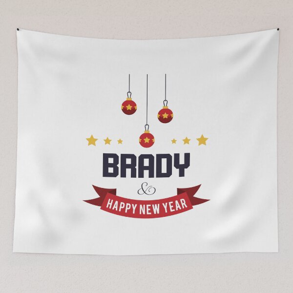 Item preview, Brady Funny Personalized Christmas Name – Cool Custom Holiday Gift for Men and Boys designed and sold by Oussinc.