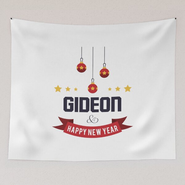 Item preview, Gideon Funny Personalized Christmas Name – Cool Custom Holiday Gift for Men and Boys designed and sold by Oussinc.