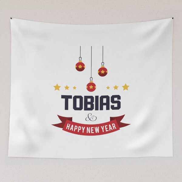 Item preview, Tobias Funny Personalized Christmas Name – Cool Custom Holiday Gift for Men and Boys designed and sold by Oussinc.