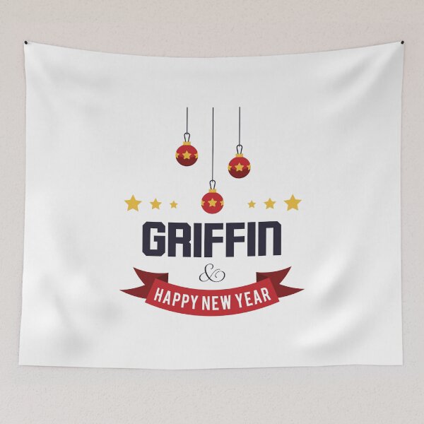Item preview, Griffin Funny Personalized Christmas Name – Cool Custom Holiday Gift for Men and Boys designed and sold by Oussinc.