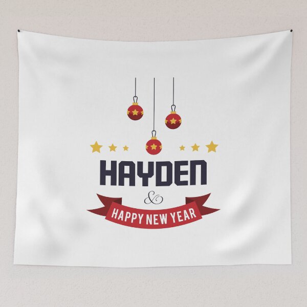 Item preview, Hayden Funny Personalized Christmas Name – Cool Custom Holiday Gift for Men and Boys designed and sold by Oussinc.