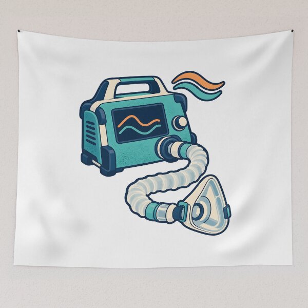 Item preview, Transport Ventilator Respiratory Therapist Graphic designed and sold by Philippa Shop.