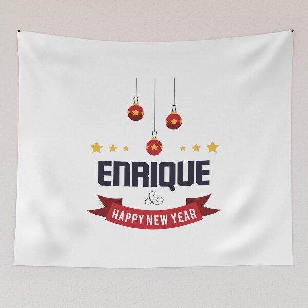 Item preview, Enrique Funny Personalized Christmas Name – Cool Custom Holiday Gift for Men and Boys designed and sold by Oussinc.