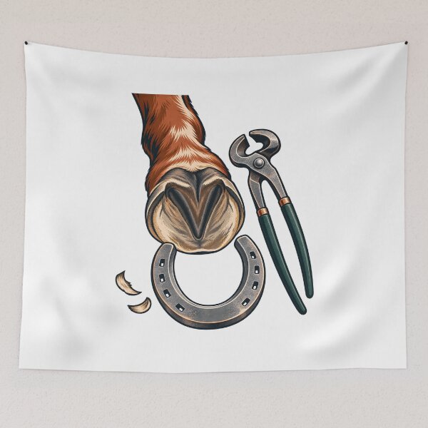 Item preview, Farrier Hoof Trimming Workshop Graphic designed and sold by Philippa Shop.