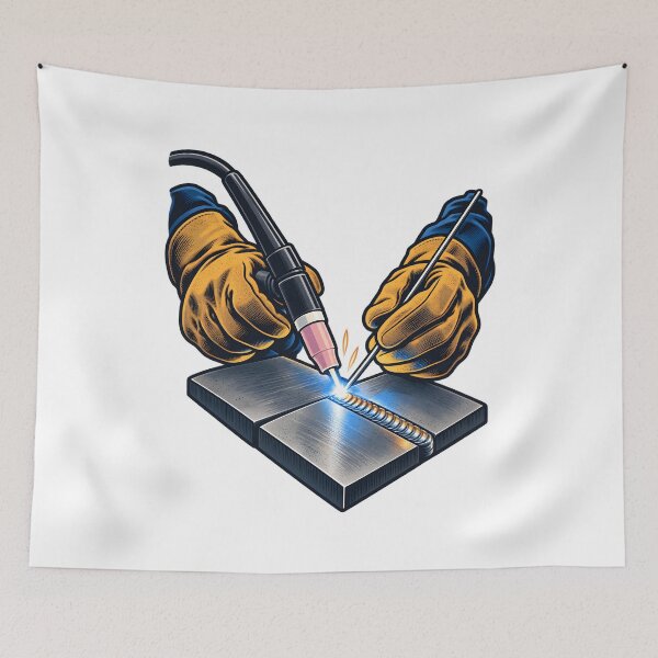Item preview, TIG Welder Precision Arc Illustration designed and sold by Philippa Shop.